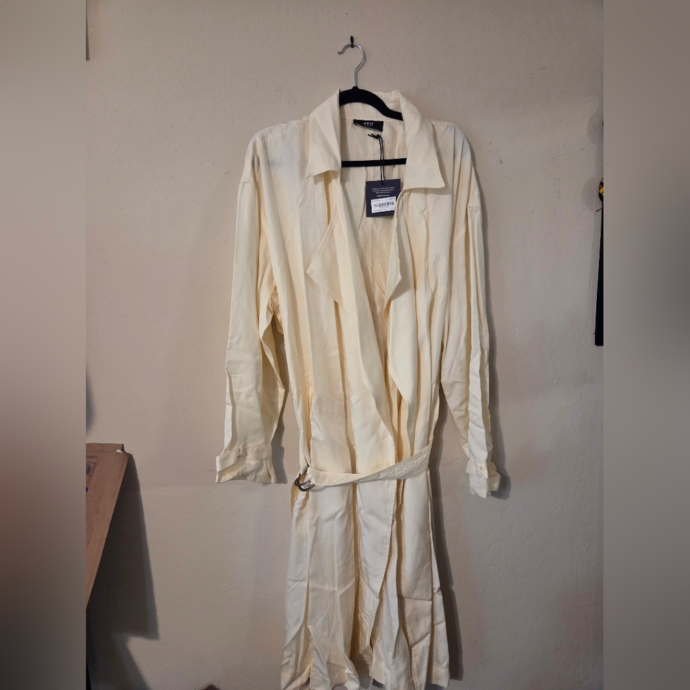 Able Cream Trench Coat